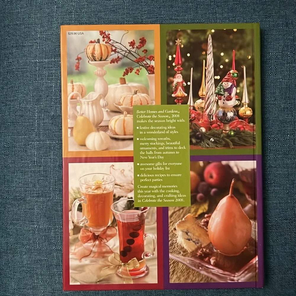 Better Homes and Gardens Celebrate the Season 2008 Book